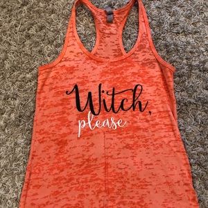 Halloween workout tank top